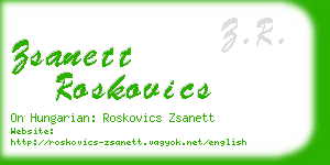 zsanett roskovics business card